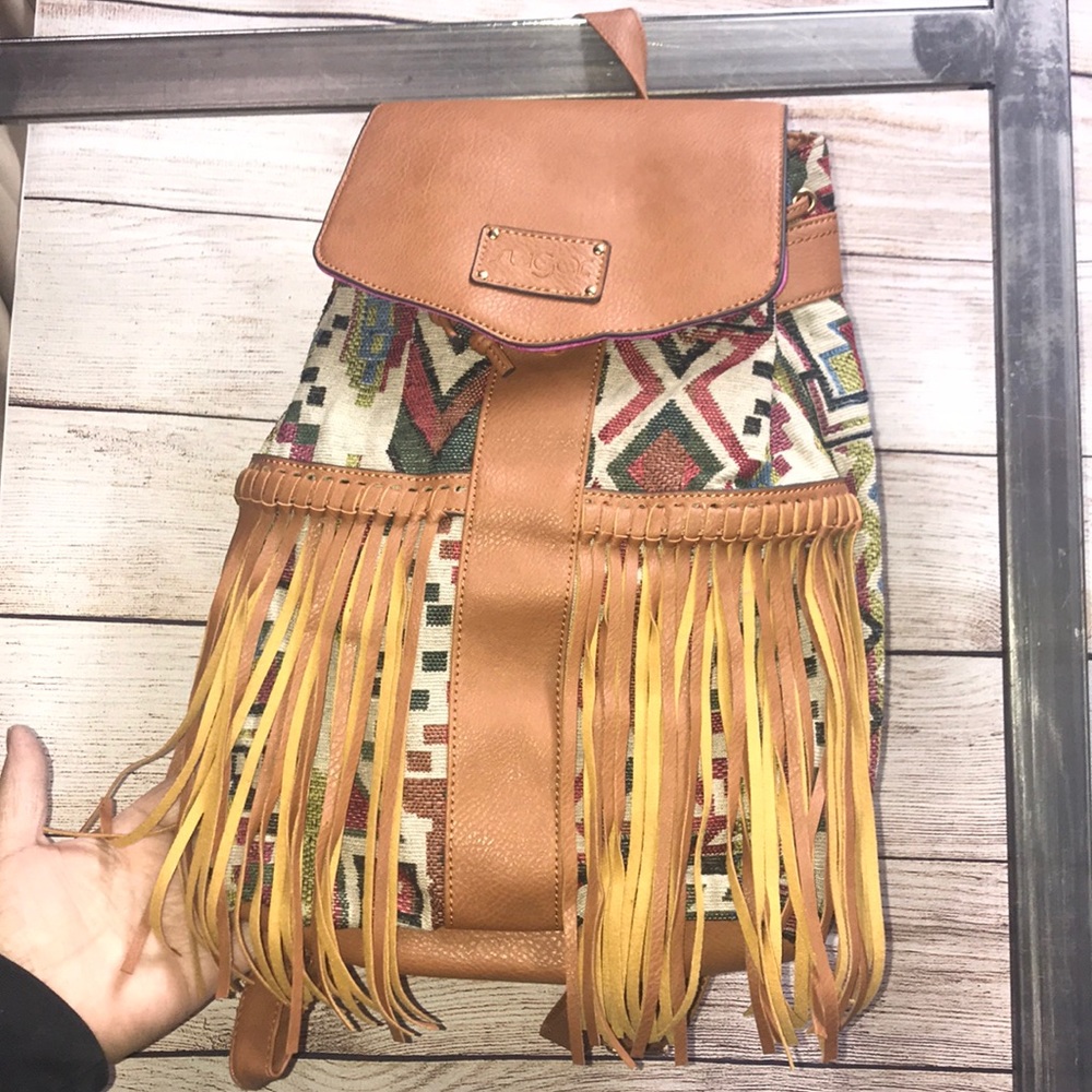 Sugar boho chic backpack purse